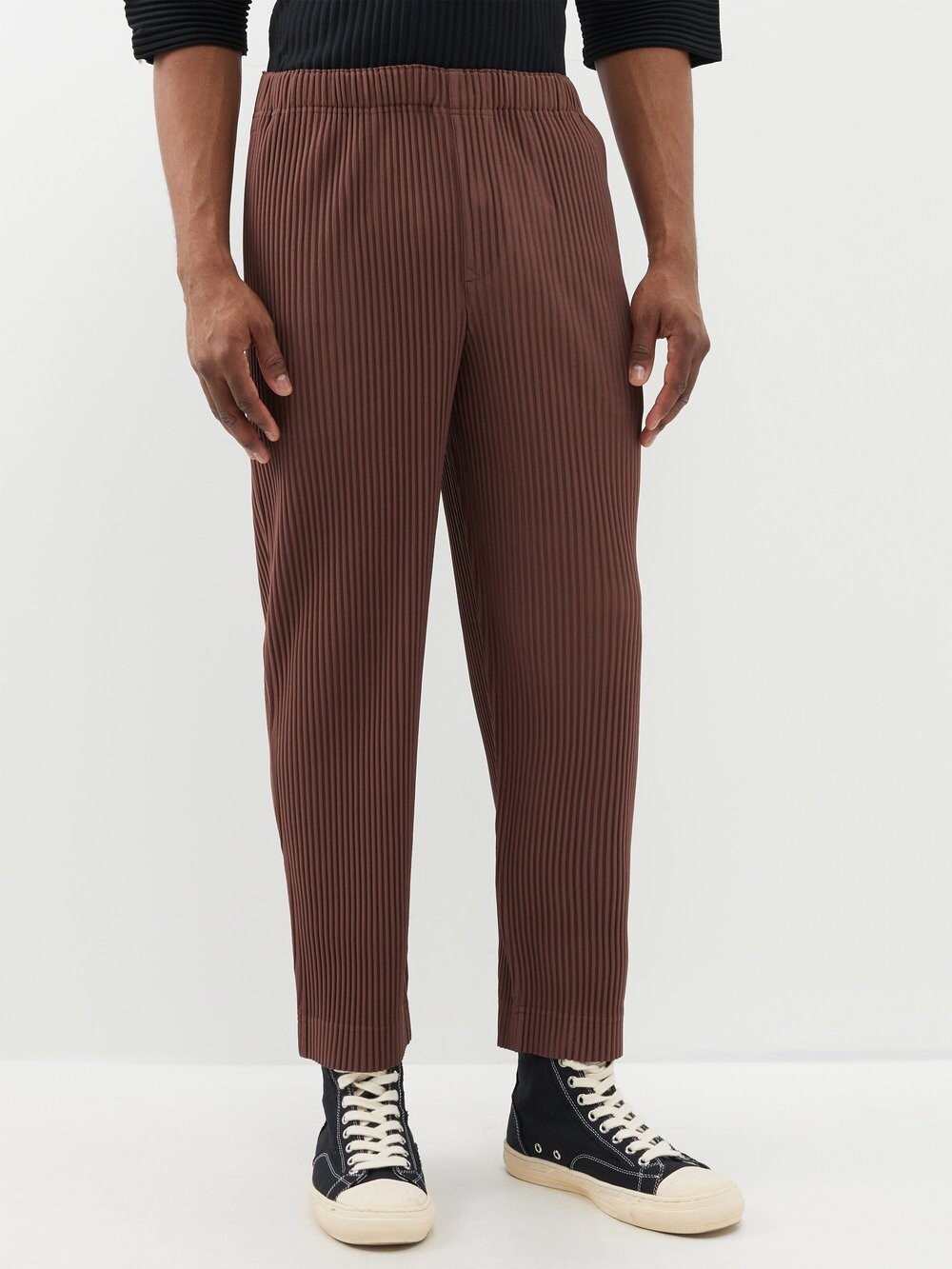 

Брюки со складками Homme Plissé Issey Miyake, коричневый
