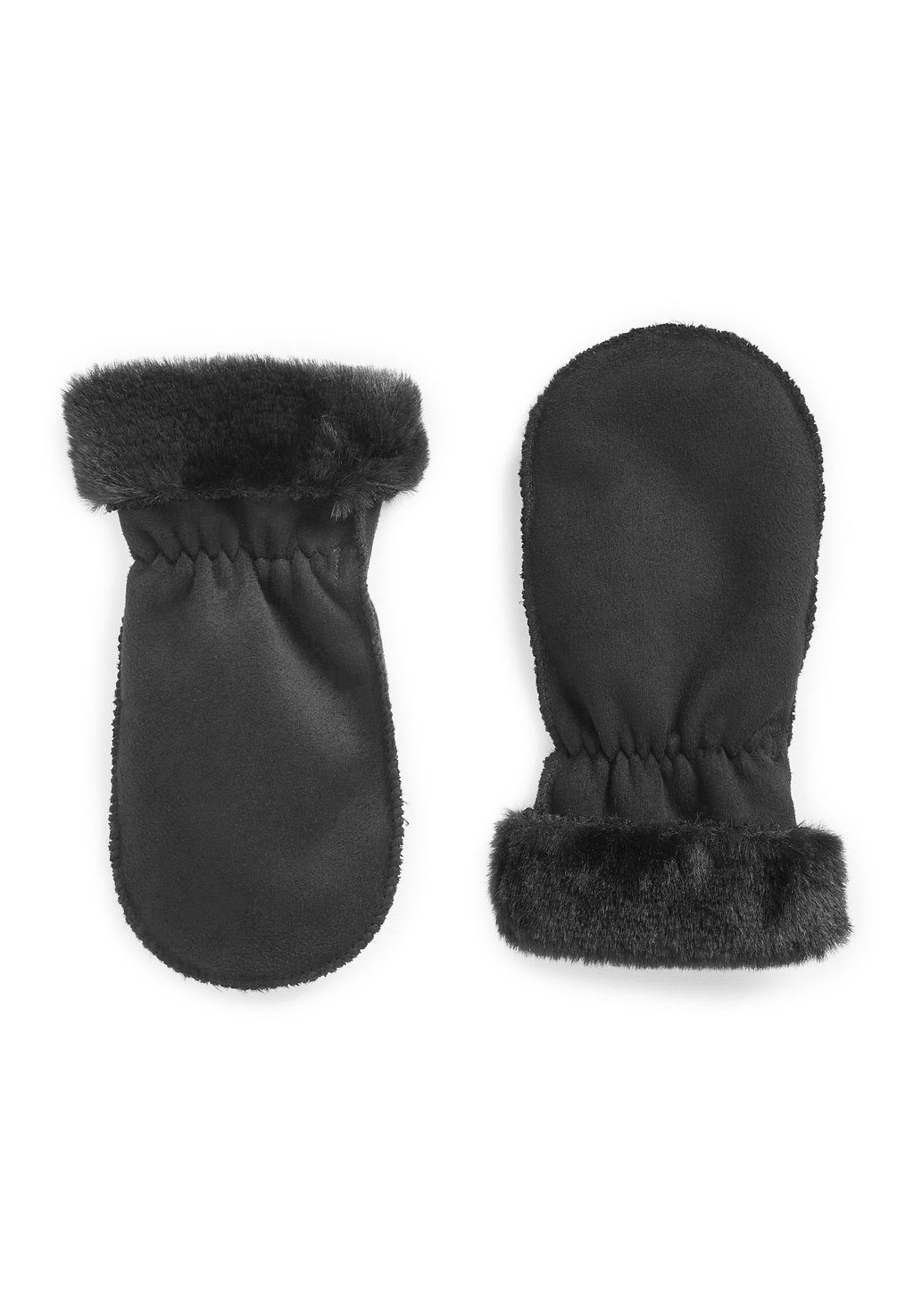 

Варежки Faux Suede Mitts Next, черный