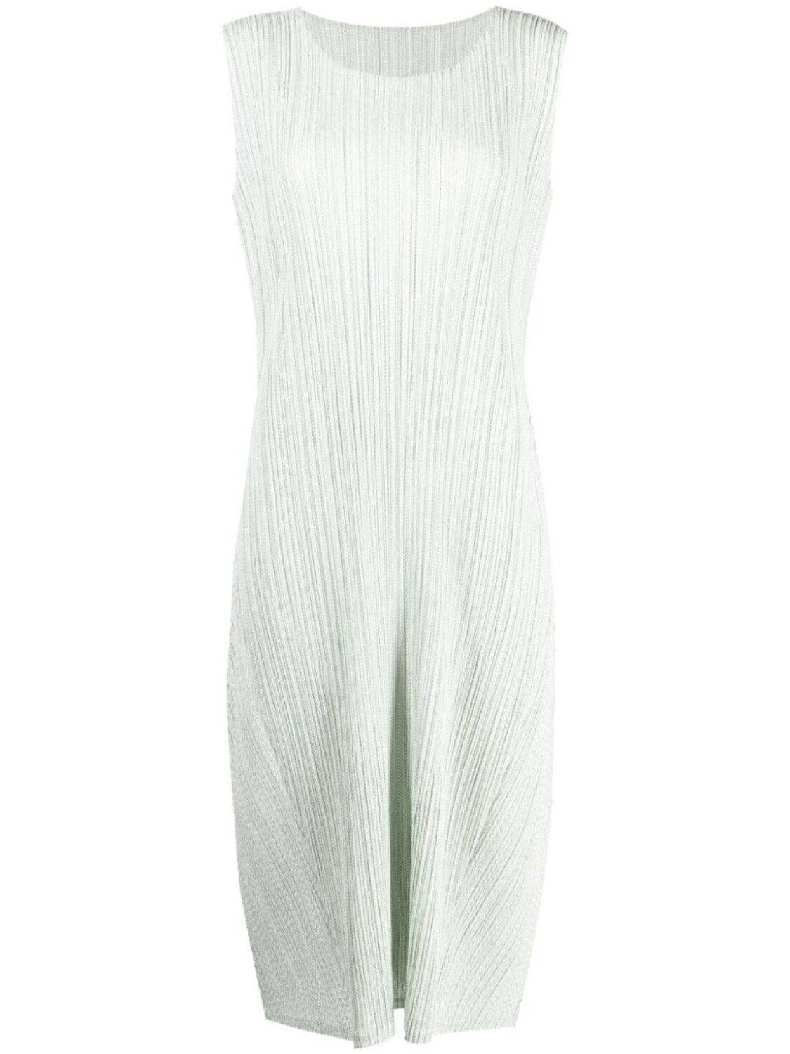 

Pleats Please Issey Miyake плиссированное платье миди Cotton Alley, зеленый