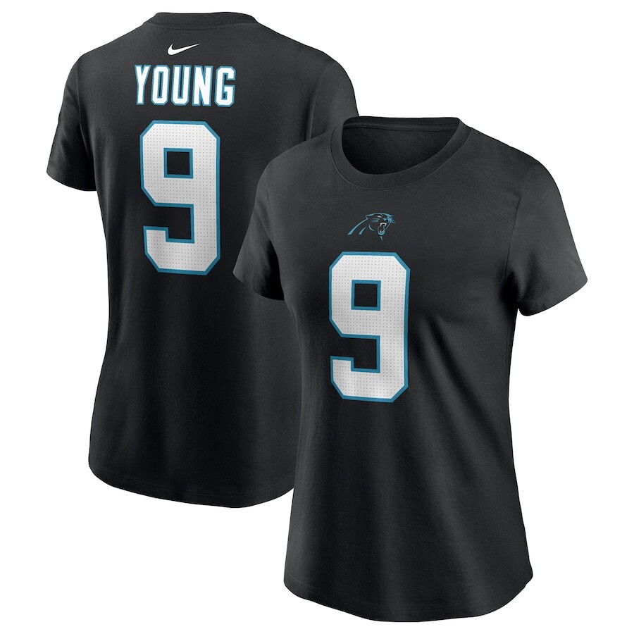 

Футболка с именем и номером Nike Carolina Panthers, черный