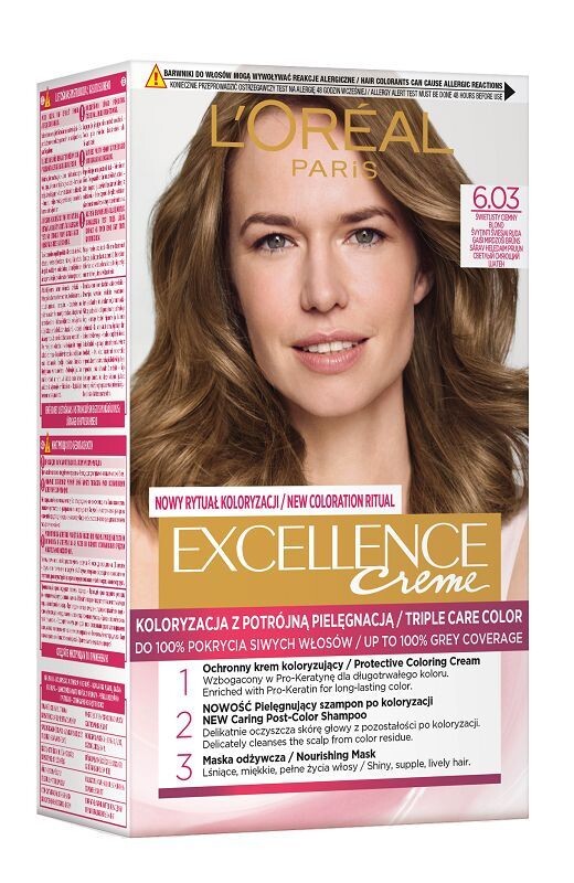 

L’Oréal Excellence 6.03 краска для волос, 1 шт.