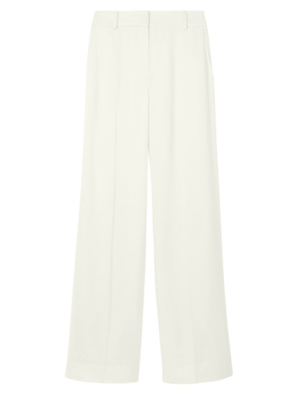 

Широкие атласные брюки Jane Burberry, белый