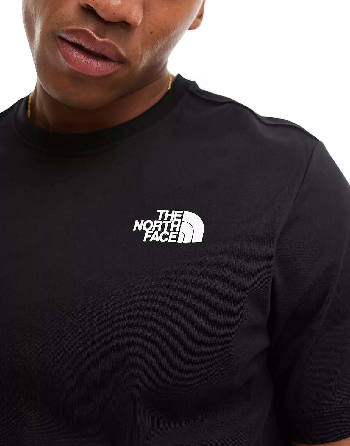 

Черная футболка с принтом на спине The North Face Mountain Sketch, Черный
