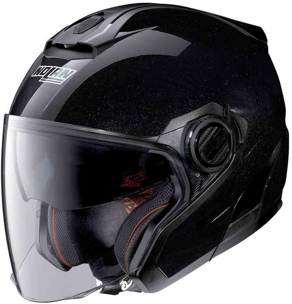 N40-5 Special 2023 Реактивный шлем N-Com Nolan, черный металлик
