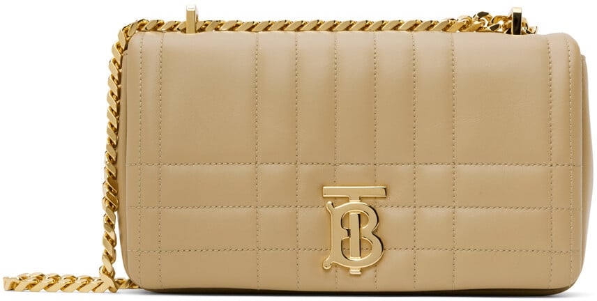

Бежевая маленькая сумка через плечо Lola Овсяная Burberry