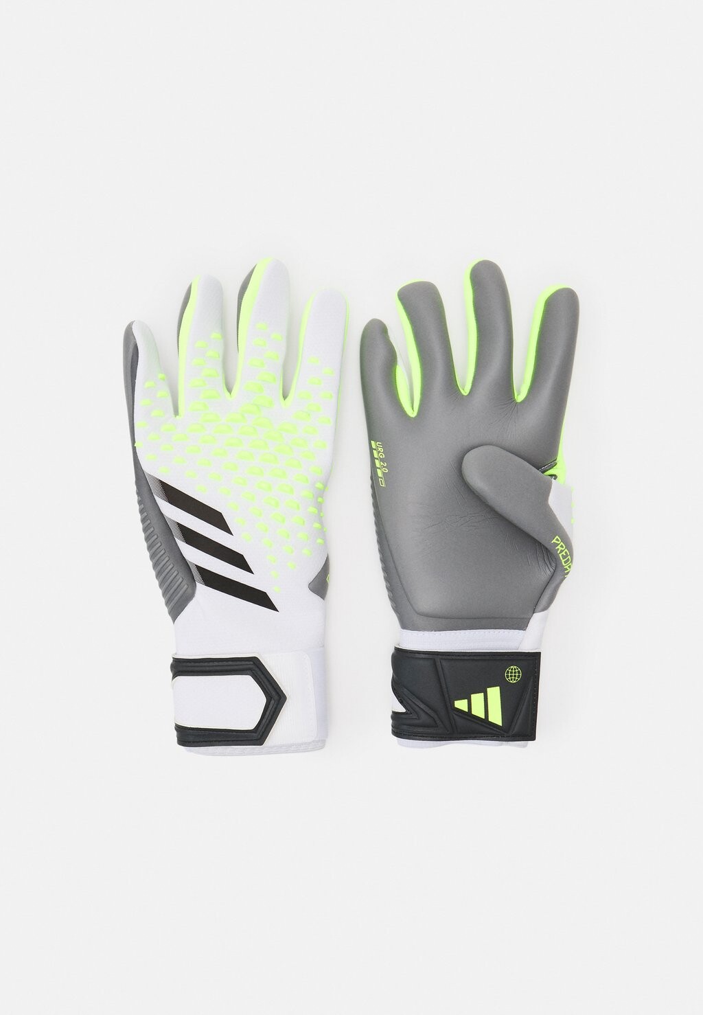 

Перчатки вратарские PREDATOR GOALKEEPER COM UNISEX Adidas, белый/прозрачный лимонный/черный