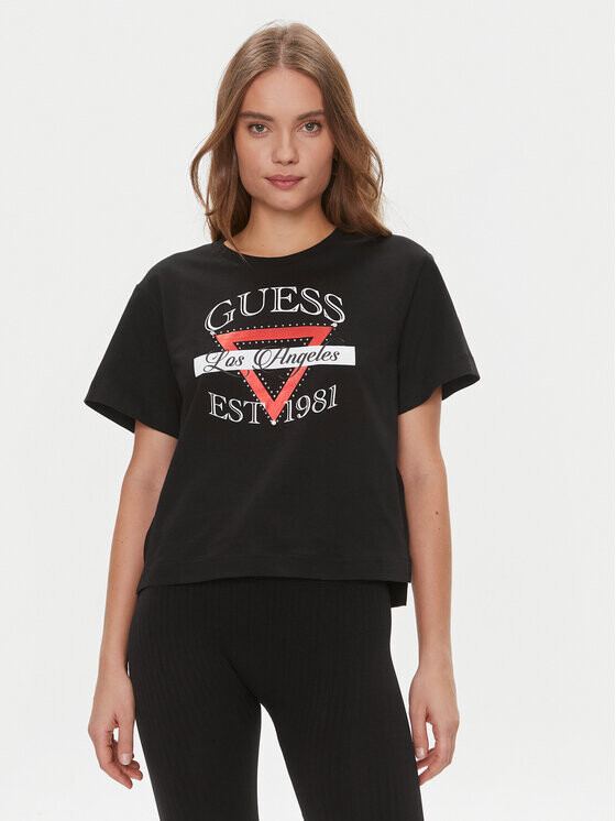 

Футболка свободного покроя Guess, черный