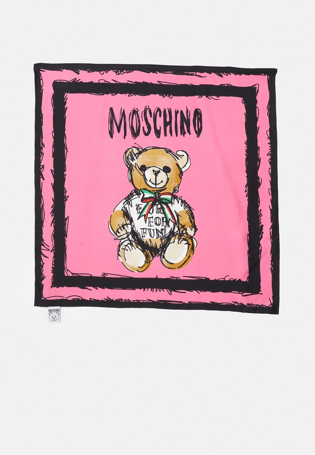 

Шарф Headscarf MOSCHINO, цвет fantasy fucsia