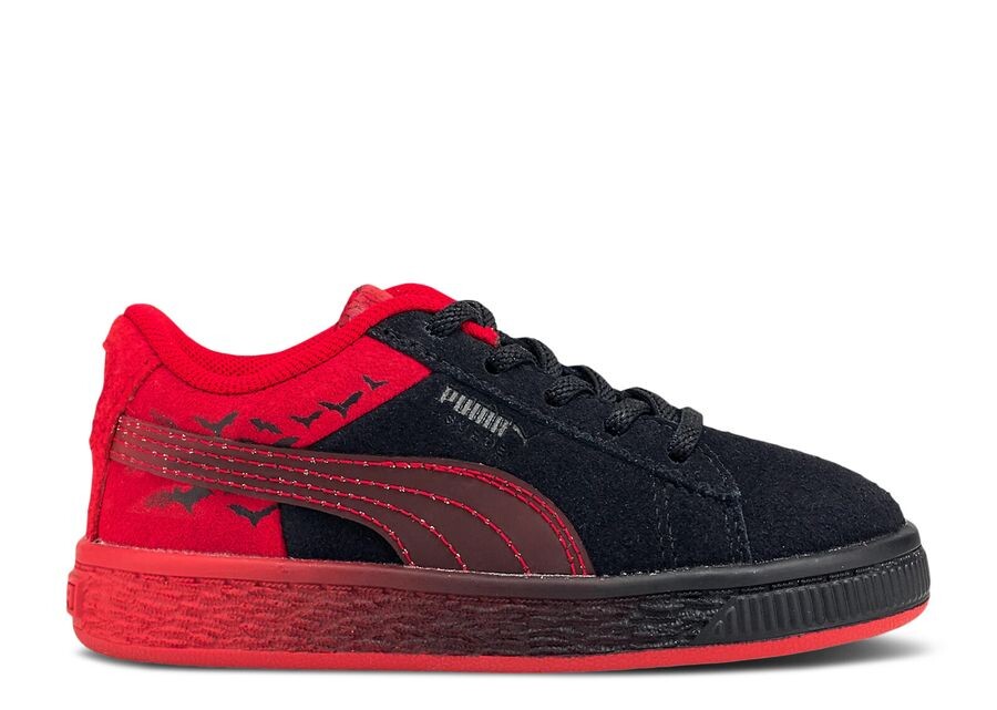 

Кроссовки Puma Batman X Suede Classic Infant 'Black Barbados Cherry', красный