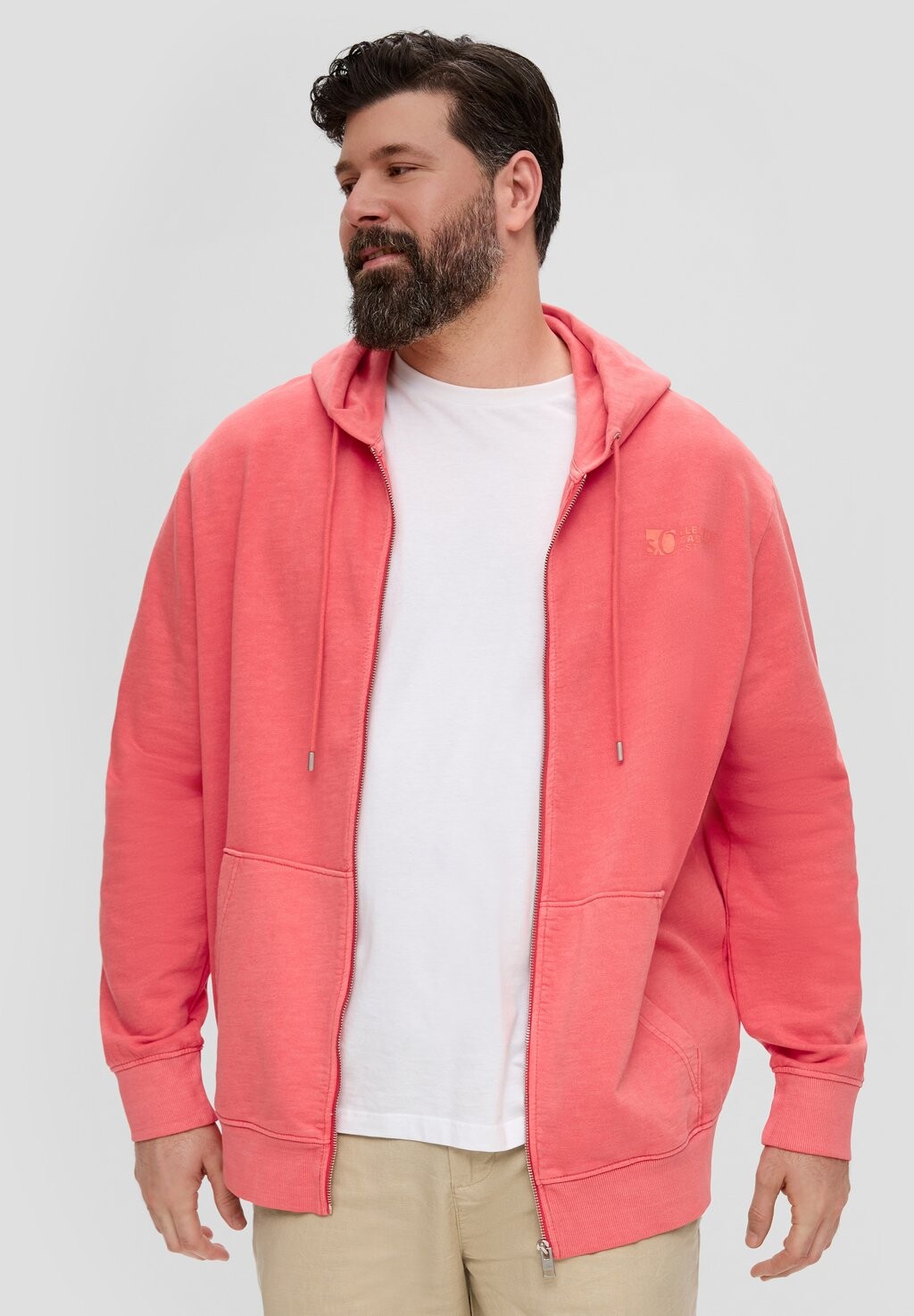 

Толстовка MIT GARMENT DYE s.Oliver, коралл