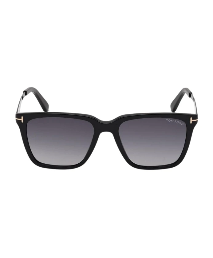

Стильные солнцезащитные очки из ацетата Tom Ford, черный