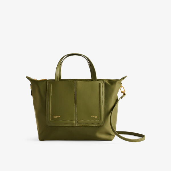 

Сумка-тоут voyena из искусственной кожи с тисненым логотипом Ted Baker, зеленый