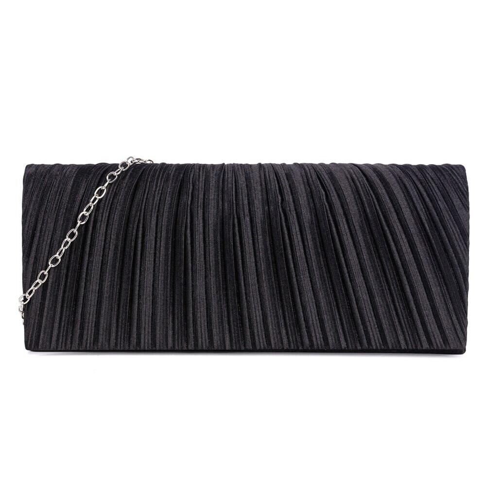 

Клатч Cassandra Accessoires Pleated, черный