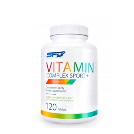 Vita-Min Комплекс Спорт + Концентрация Sport Fit Витамины 120 таблеток, Sfd sfd vita complex витамины и минералы 90 шт