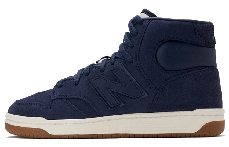 

Кроссовки для скейтбординга NB 480, унисекс, высокие, темно-синие New Balance