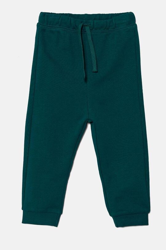 

Детские хлопковые спортивные штаны United Colors of Benetton, зеленый