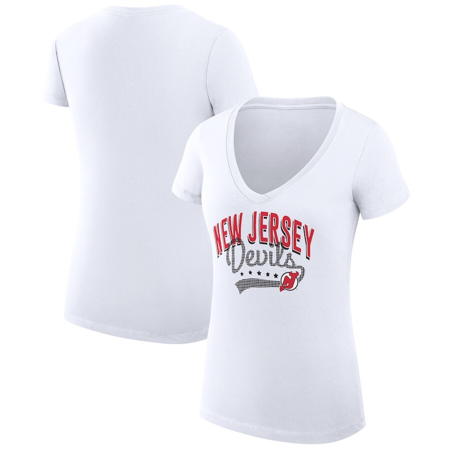 

Футболка с коротким рукавом G-III 4Her by Carl Banks New Jersey Devils, белый