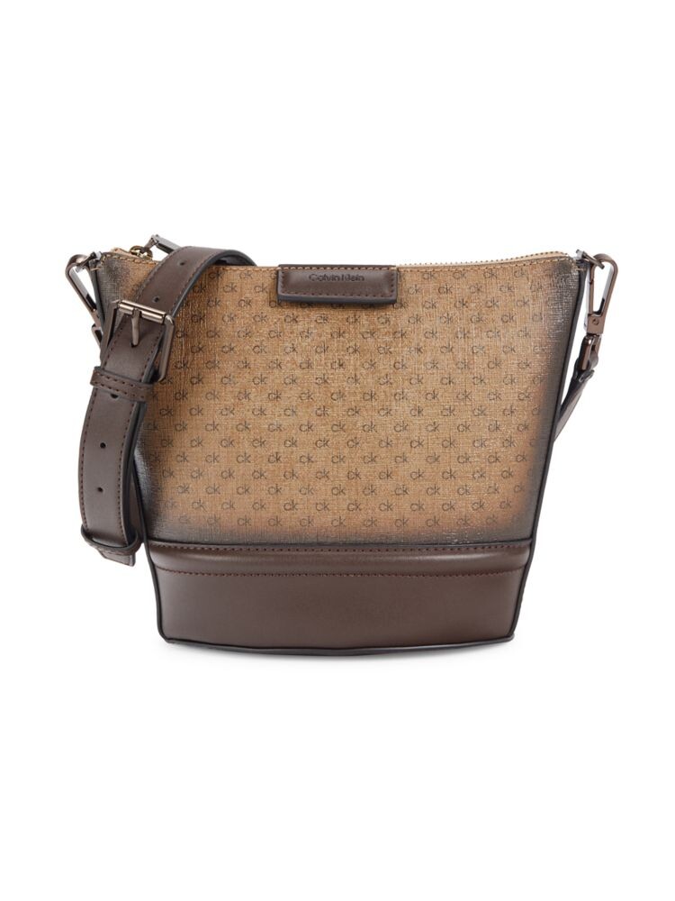 

Сумка через плечо Ash с монограммой Calvin Klein, цвет Khaki Brown