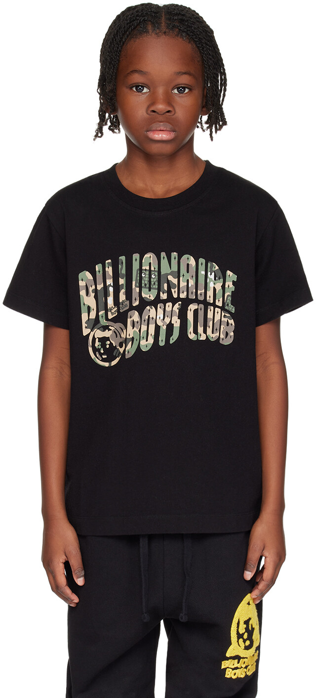 

Детская футболка с камуфляжной аркой Billionaire Boys Club, цвет Black
