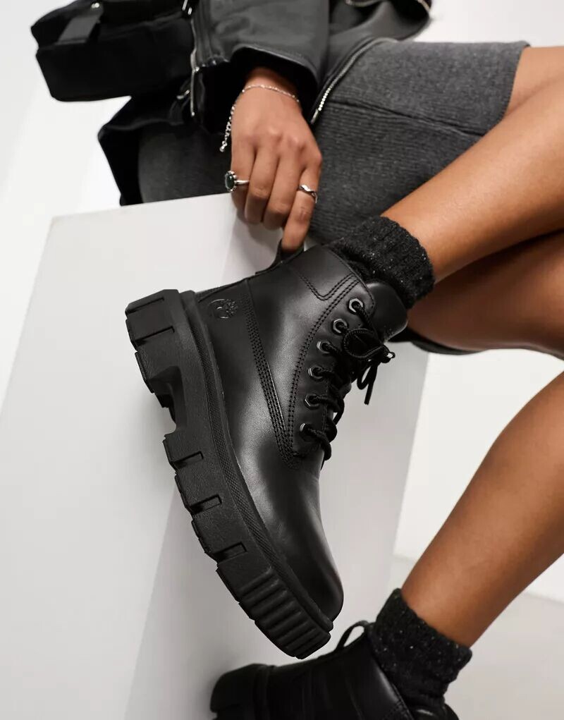 

Черные ботинки из натуральной кожи Timberland Greyfield