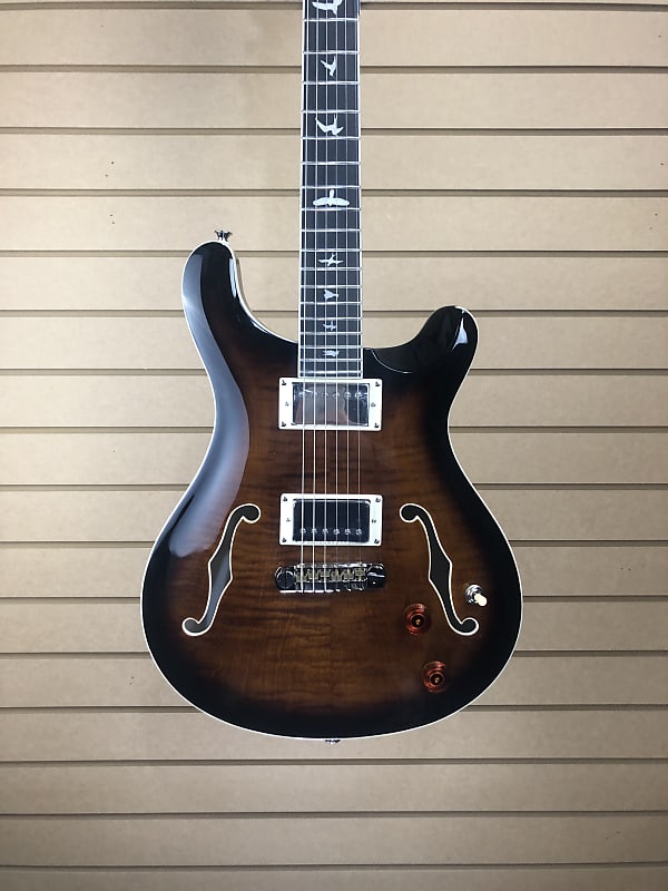 цена Электрогитара PRS SE Hollowbody II Electric Guitar - Black Gold Burst w/ OHSC + FREE Shipping #216
