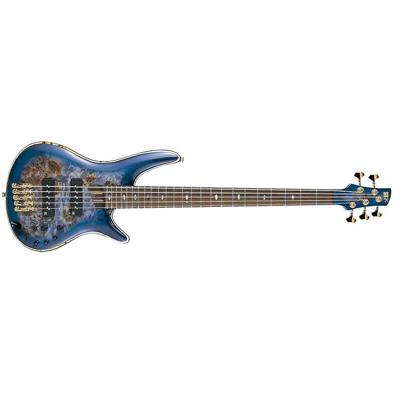 Басс гитара Ibanez SR2605 CBB Cerulean Blue Burst - Premium SR Series 5-String Bass Guitar+ GIG BAG! BRAND NEW! 10pcs cbb high quality 630v222j 5% 2 2nf pitch 10mm 630v 222j cbb polypropylene film capacitor