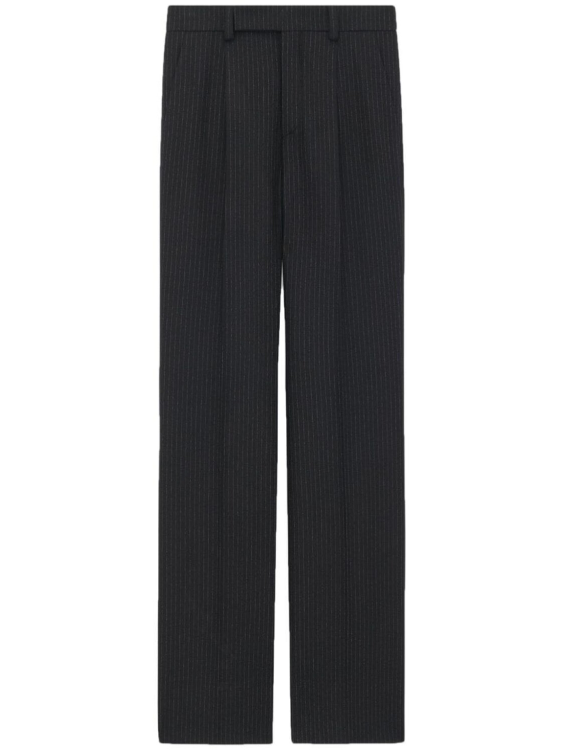 

Saint Laurent прямые брюки в тонкую полоску, черный