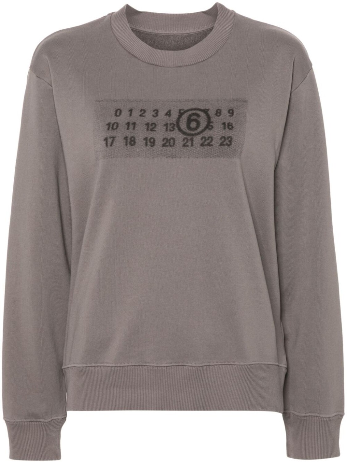 

MM6 Maison Margiela толстовка с логотипом, серый