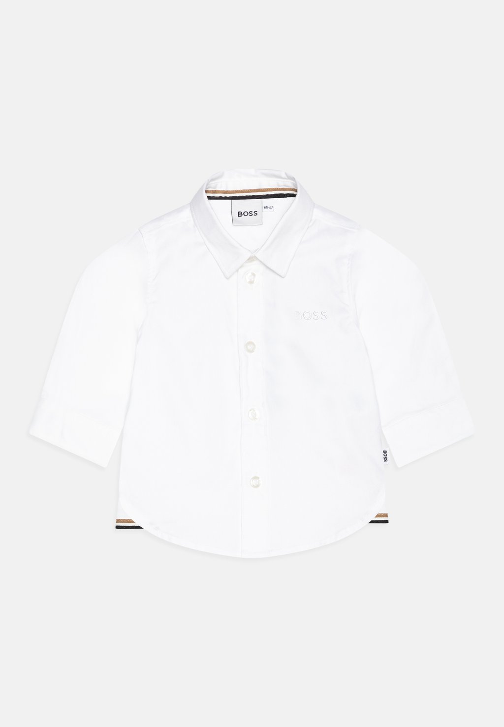 Рубашка BABY LONG SLEEVED BOSS Kidswear, цвет white