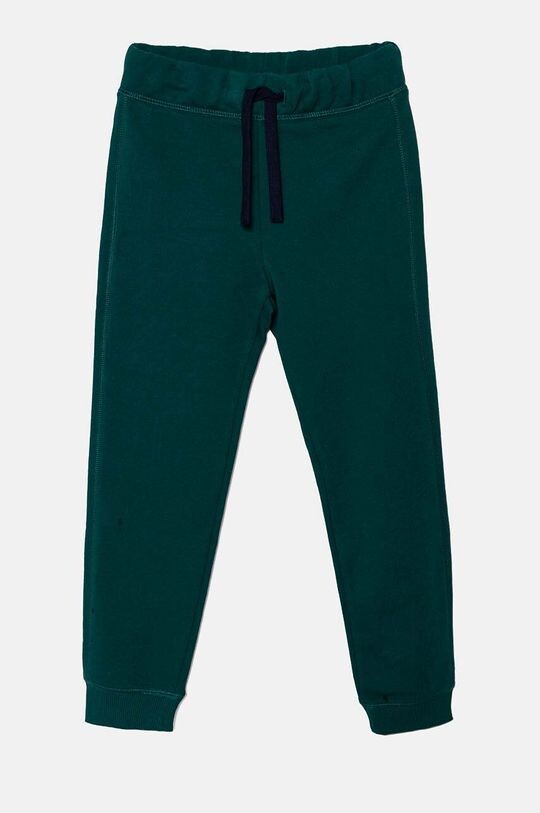 

Детские хлопковые спортивные штаны United Colors of Benetton, зеленый