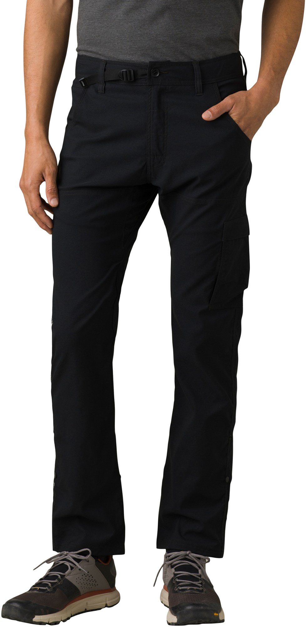 Узкие брюки Stretch Zion II — мужские prAna, черный