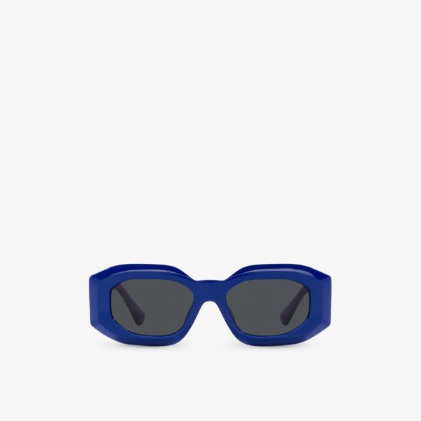 Ve4425u солнцезащитные очки в нейлоновой оправе неправильной формы Versace, синий
