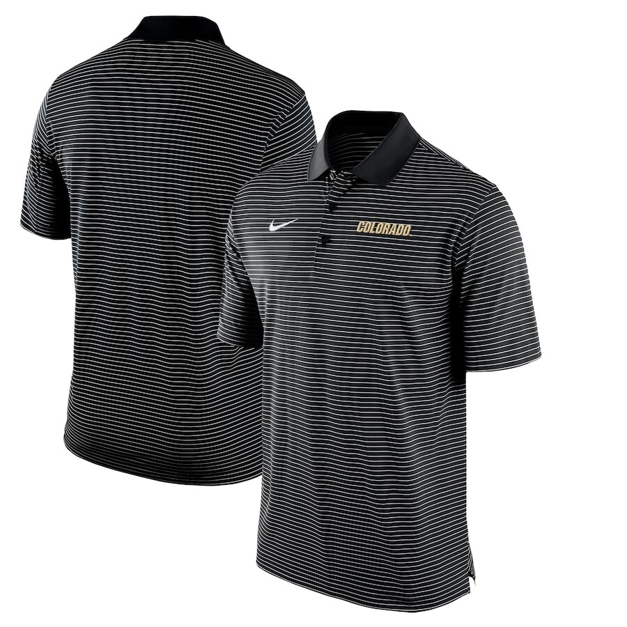 

Поло с коротким рукавом Nike Colorado Buffaloes, черный