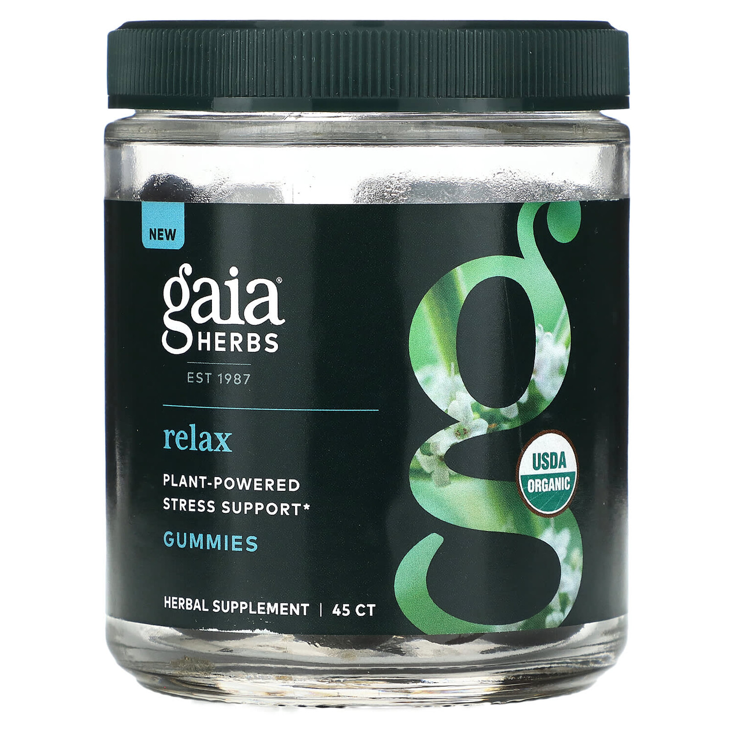 

Relax, 45 жевательных таблеток, Gaia Herbs