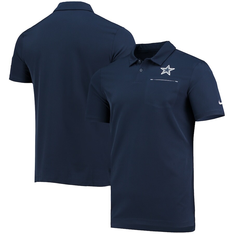 

Поло с коротким рукавом Nike Dallas Cowboys, нави