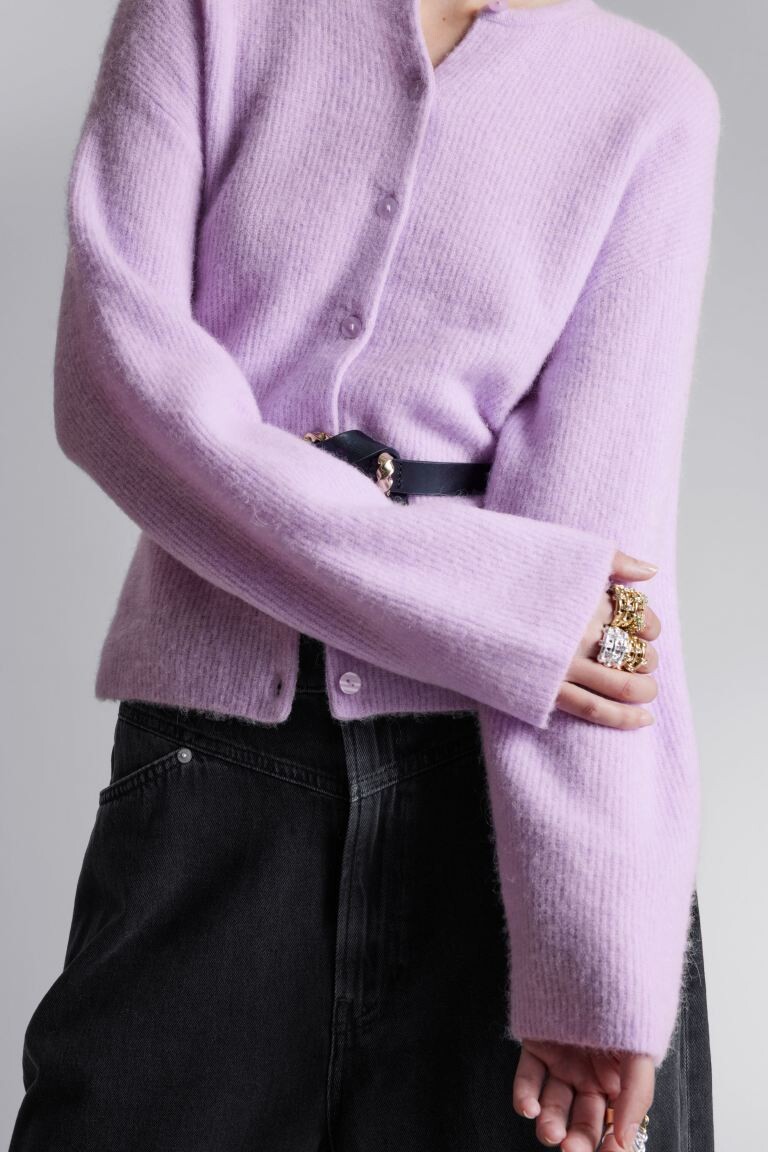 

Кардиган H&M, сиреневый, Фиолетовый