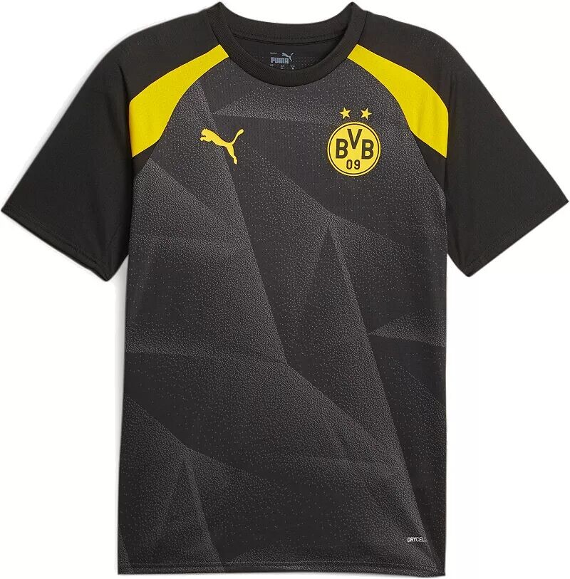

Черная предматчевая майка Puma Borussia Dortmund 2023