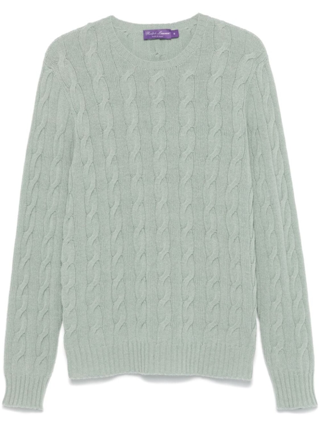 

Свитер фактурной вязки Ralph Lauren Purple Label, зеленый