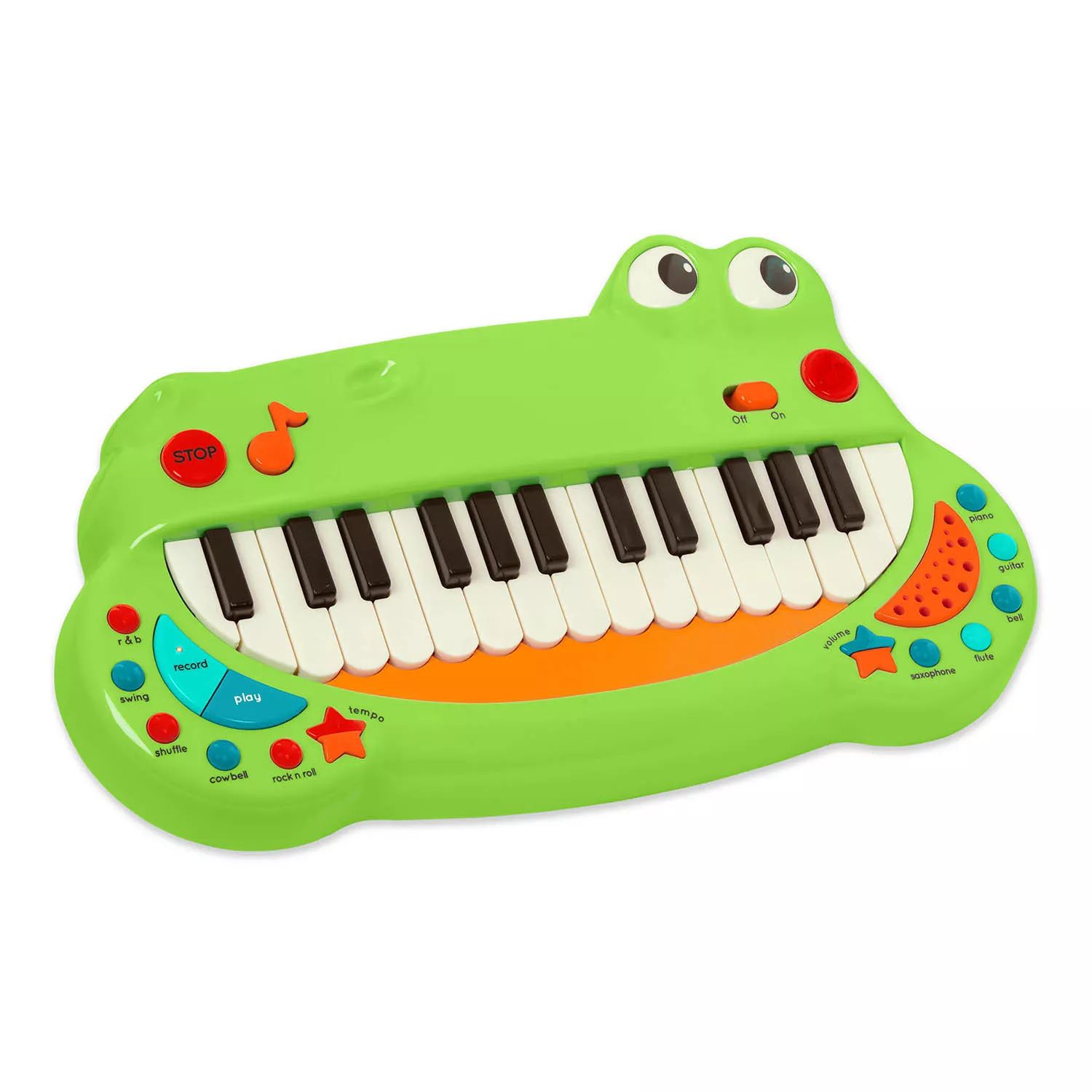 Музыкальная игрушка-пианино Battat Crocodile Battat игрушка battat шумные шарики оранжевый