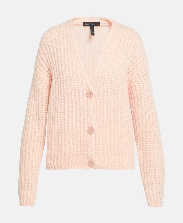 

Шерстяной кардиган Marc Cain, светло-розовый