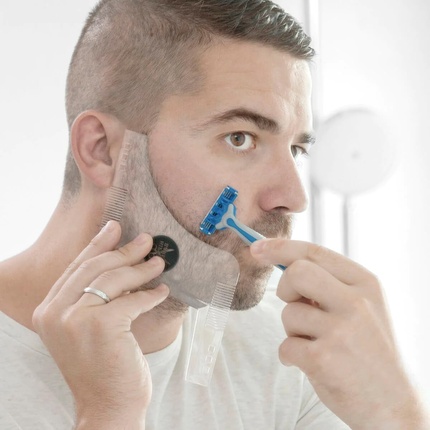 Шаблон для бритья бороды хипстера-парикмахера InnovaGoods