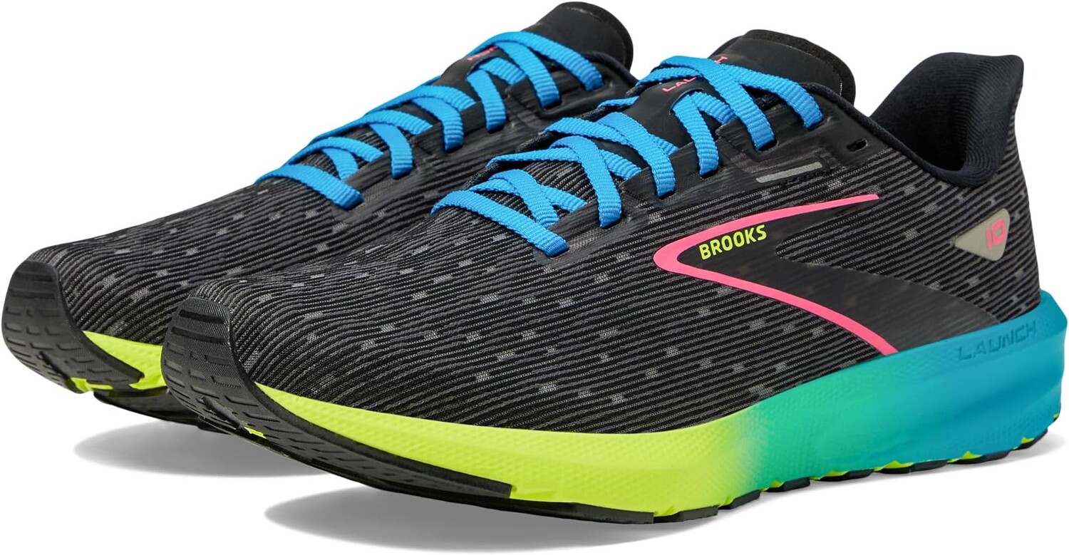 

Кроссовки Launch 10 Brooks, цвет Black/Nightlife/Blue, Черный, Кроссовки Launch 10 Brooks, цвет Black/Nightlife/Blue