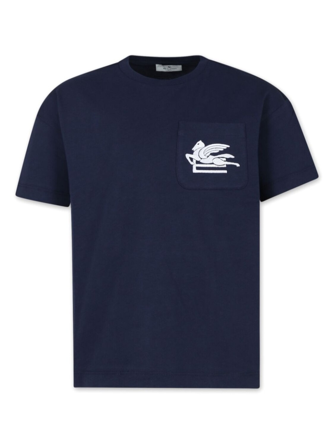 

ETRO KIDS футболка с вышивкой Pegaso, синий