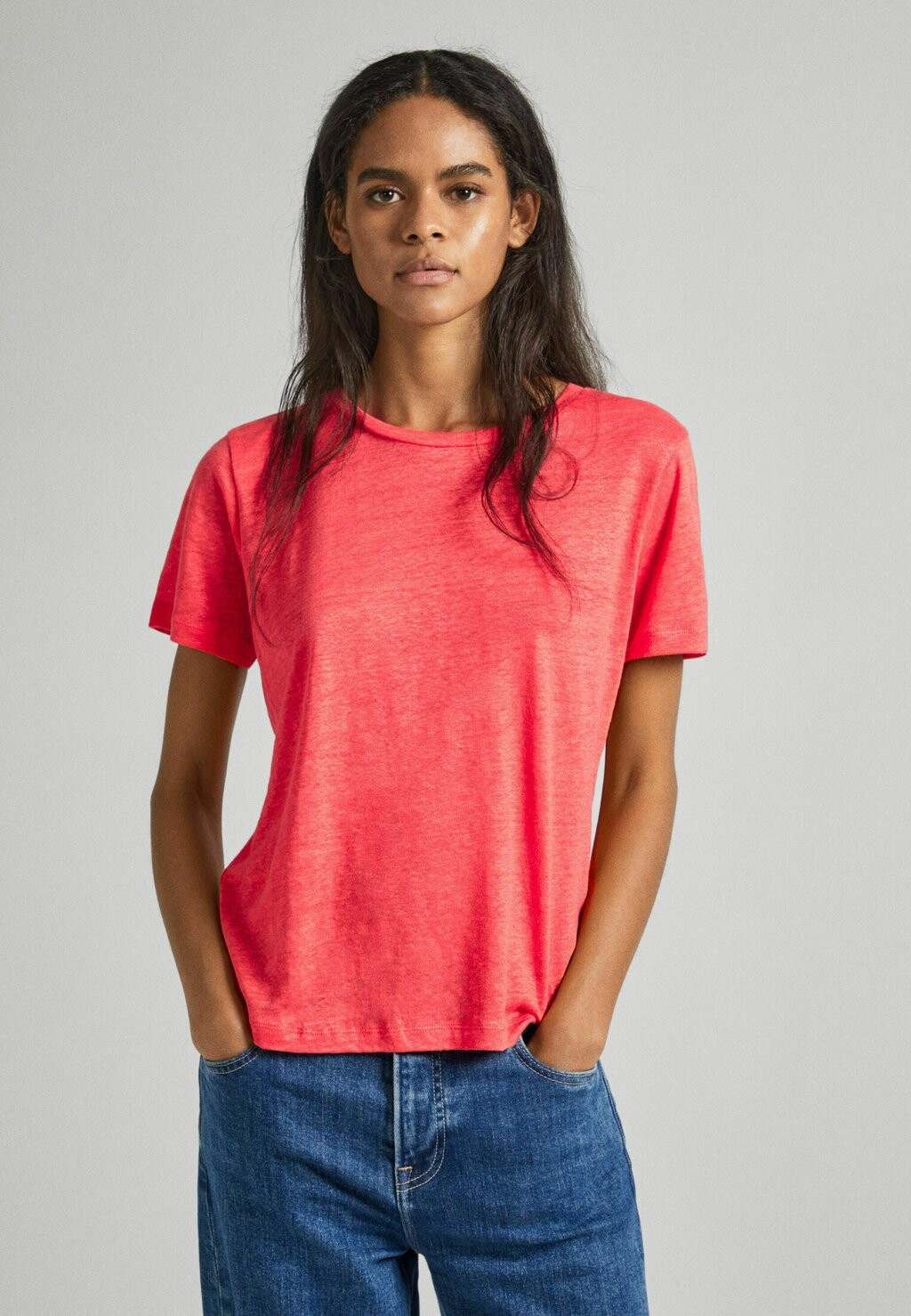 

Футболка базовая LILIAN Pepe Jeans, цвет crispy red