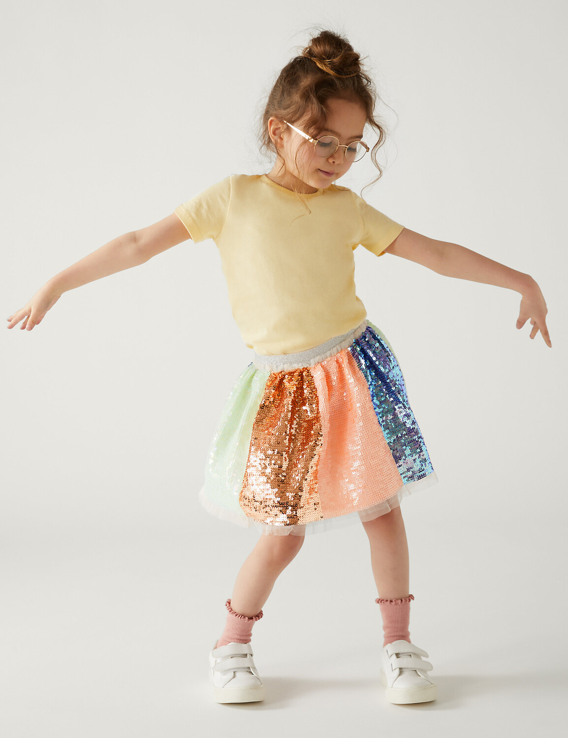 

Юбка-пачка с пайетками (2–8 лет) Marks & Spencer, мульти