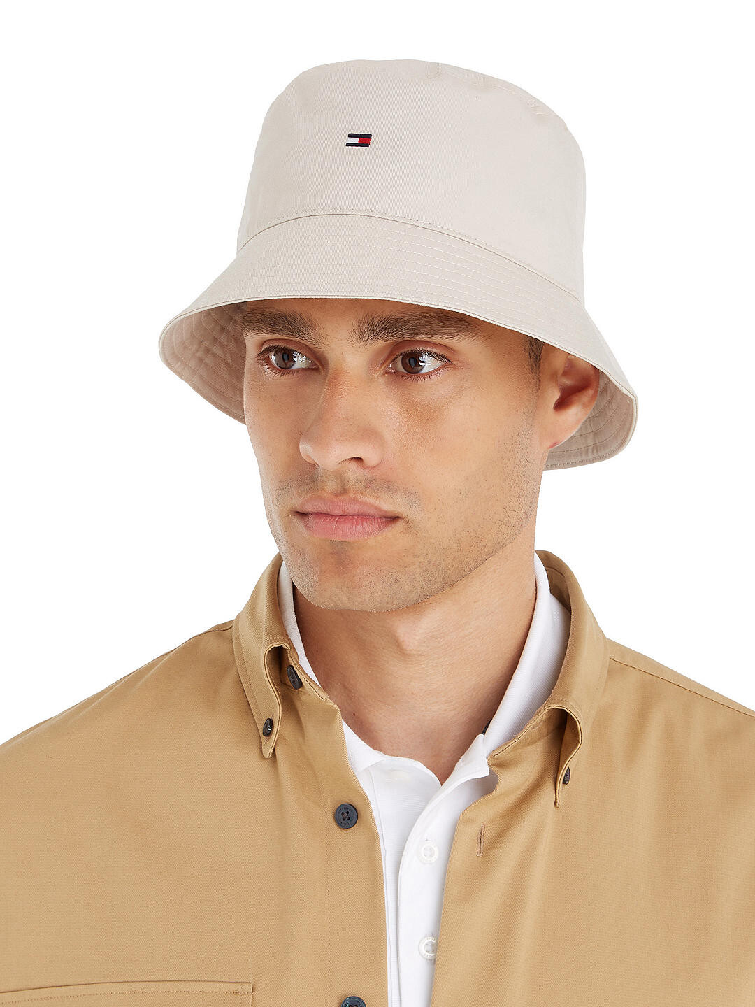 

Панама Tommy Hilfiger из органического хлопка, классический бежевый