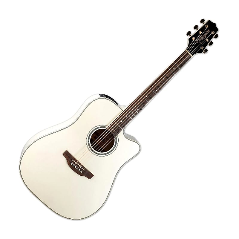 Акустическая гитара Takamine GD37CE PW Acoustic Electric Guitar, Pearl White цена и фото