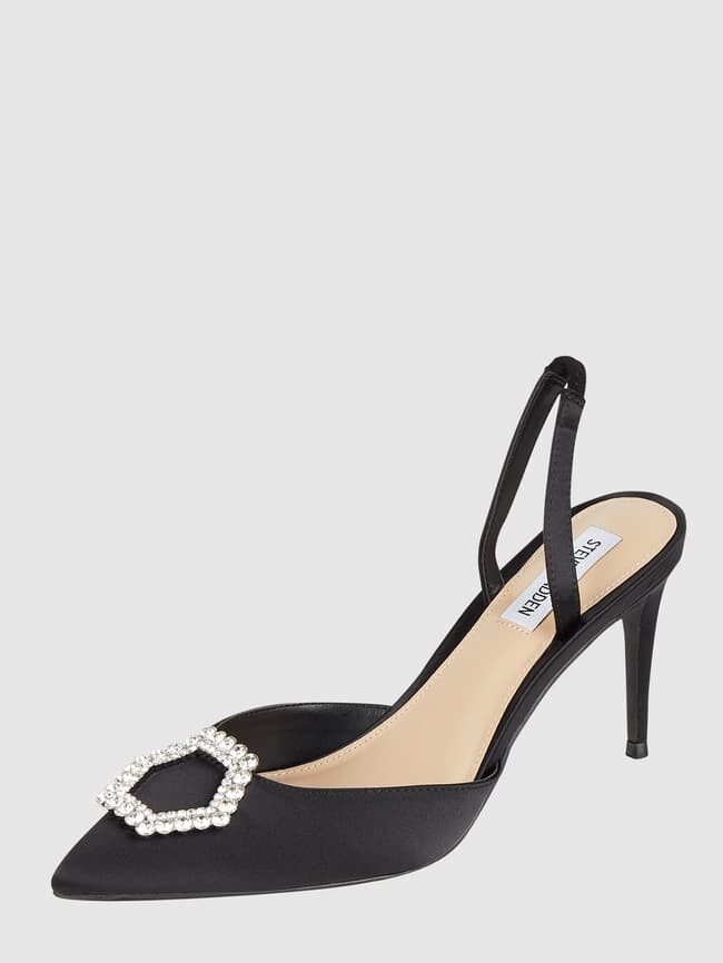 

Атласные туфли модель Lucent Steve Madden, черный