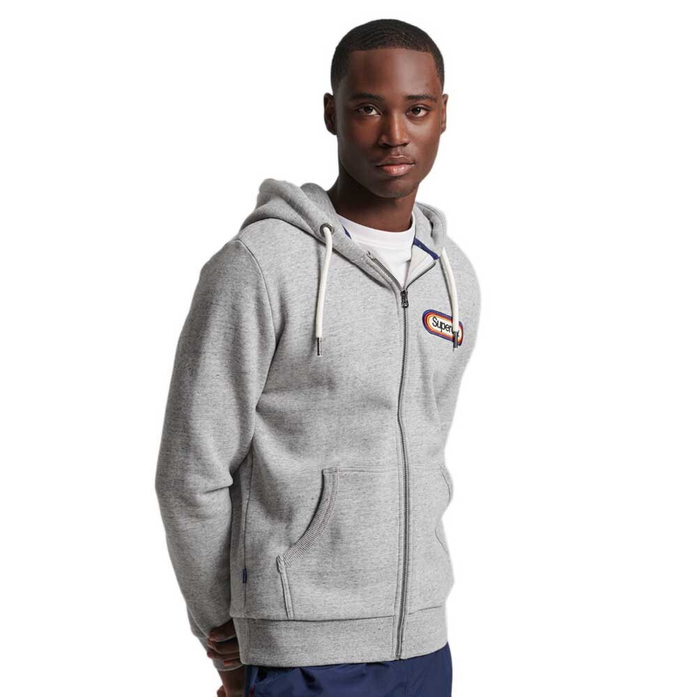 

Толстовка Superdry Vintage Cl Seasonal Full Zip, серый