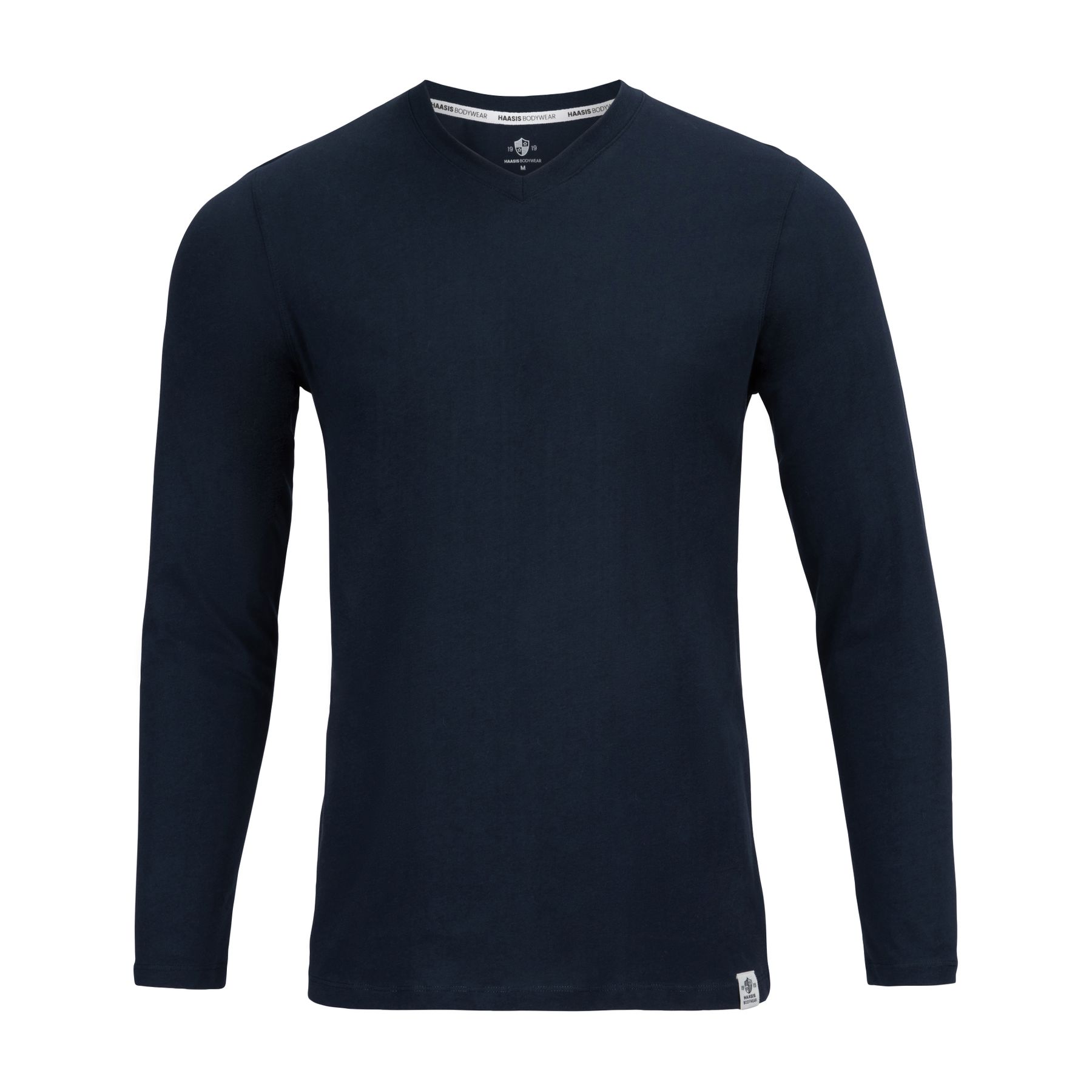 Лонгслив Haasis Bodywear Shirt V Ausschnitt, темно синий цена и фото